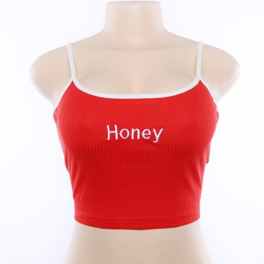 Red ‘Honey’ Cami Tank Top - Picture 4 of 7